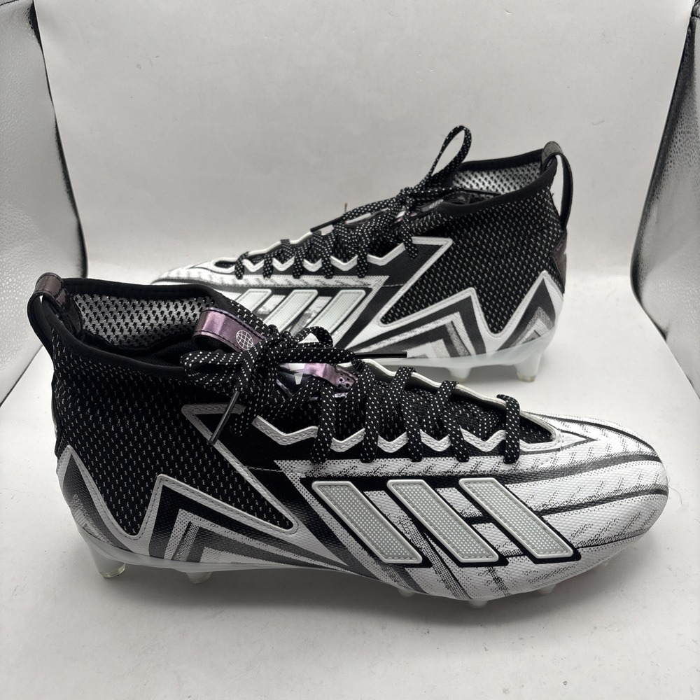 Adidas SM Freak 23 High‎ RFS Football Cleats Black White Mens Size 13 Shoes - Picture 2 of 7